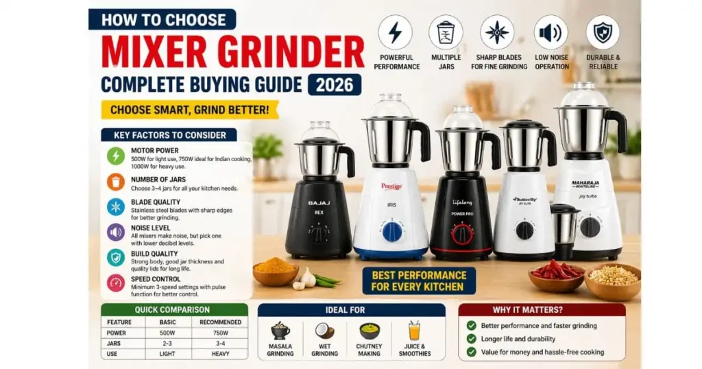 How To Choose Mixer Grinder Complete Guide